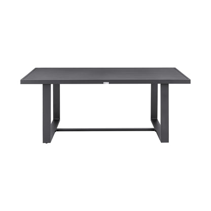 Argiope Outdoor Patio Dining Table in Aluminum