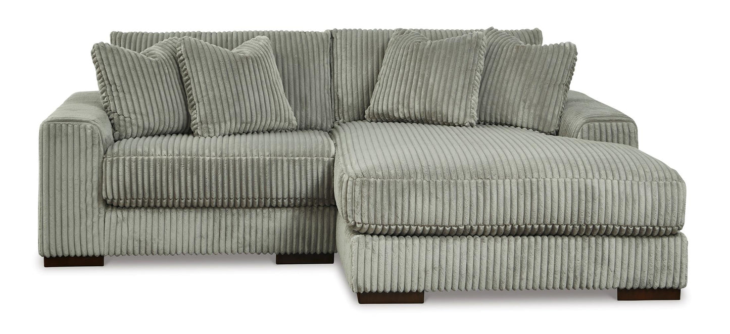 Lindyn 2-Piece Fog Sectional with Chaise