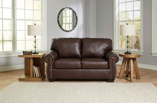 Colleton Leather Loveseat - alternate view