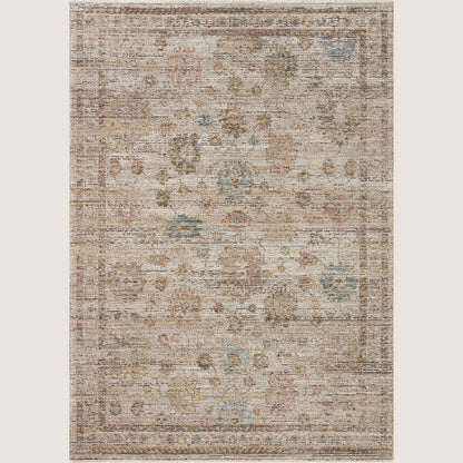 Priscilla Ivory/Multi-Colored Rug 9'3" x 13'