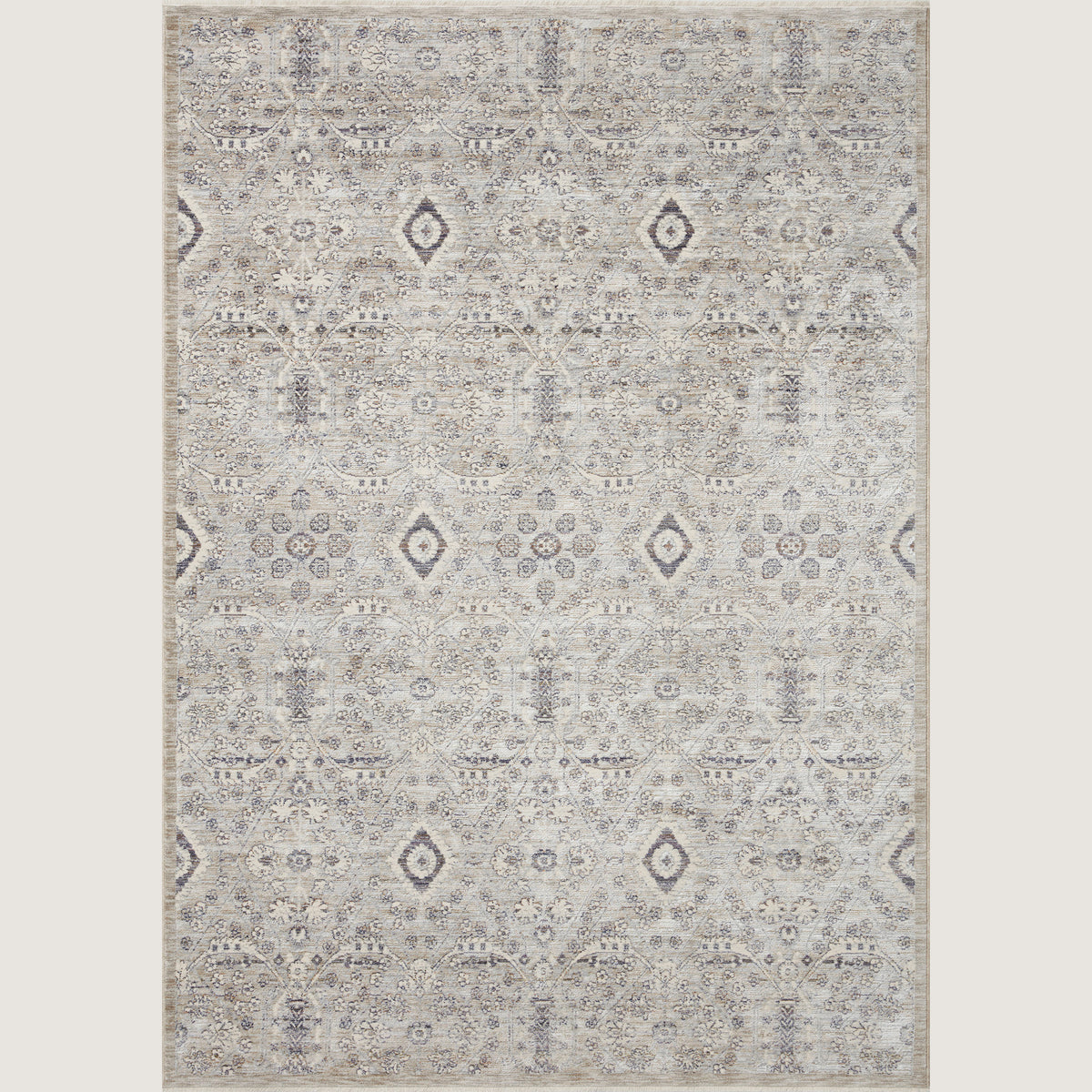 Zuma Silver/Sky Area Rug