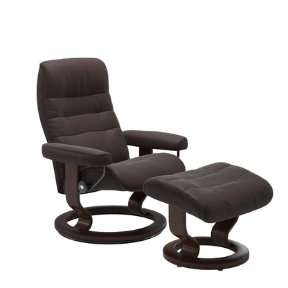 Opal Medium Classic Chair and Ottoman