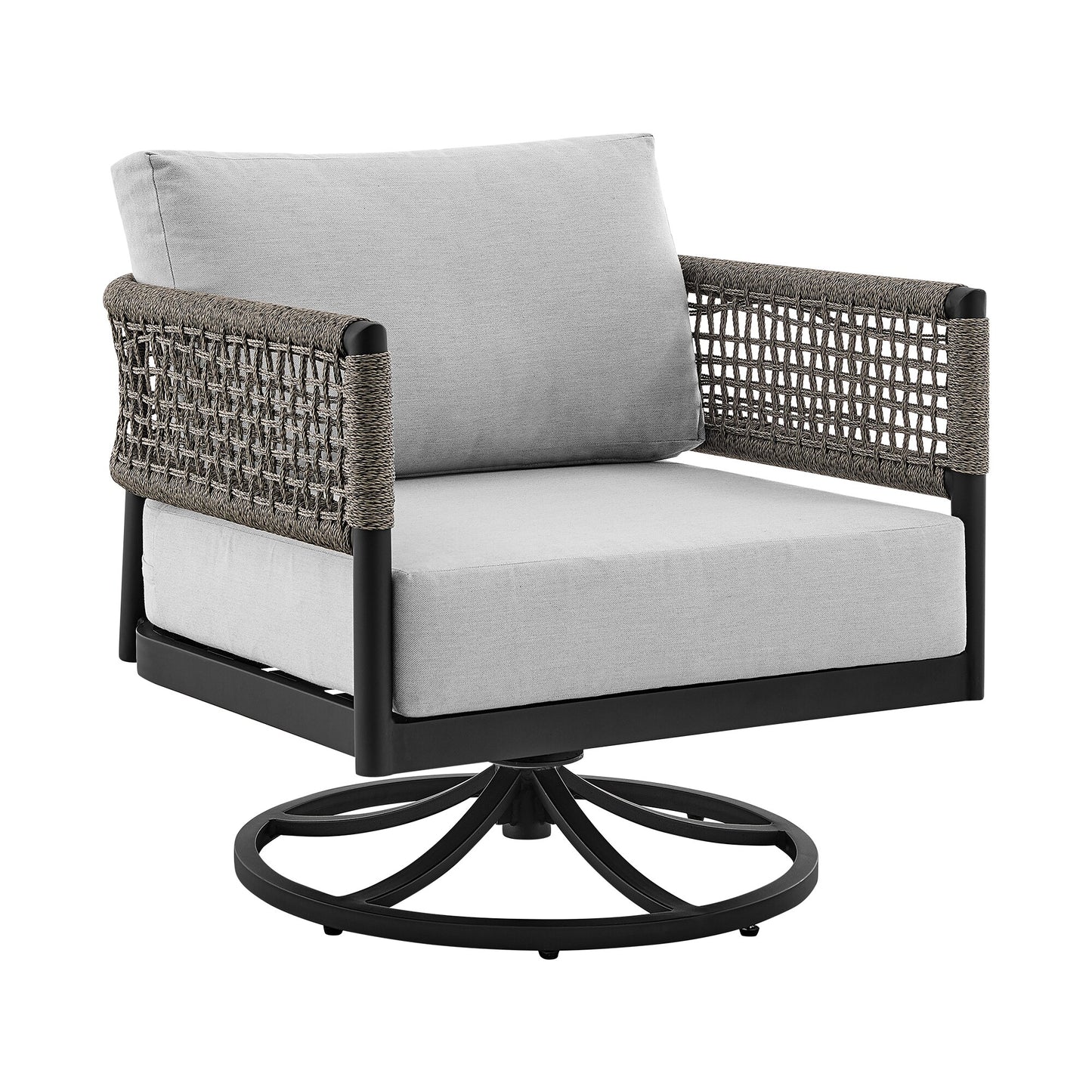 Felicia Outdoor Patio Swivel Rocking Chair