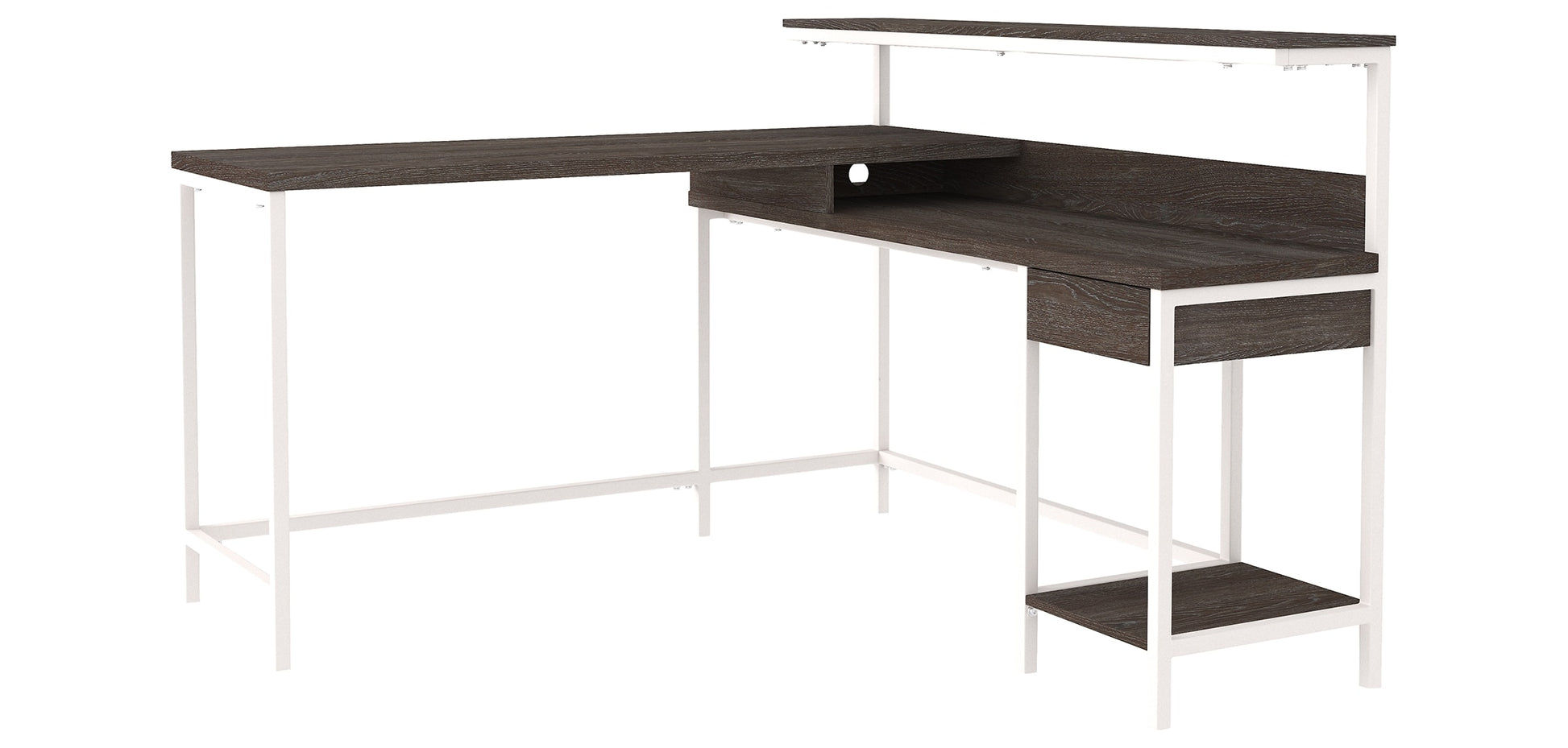 Dorrinson Home Office L-Desk with Storage