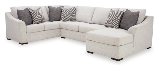 Koralynn 3-Piece Sectional with Chaise Right-Facing