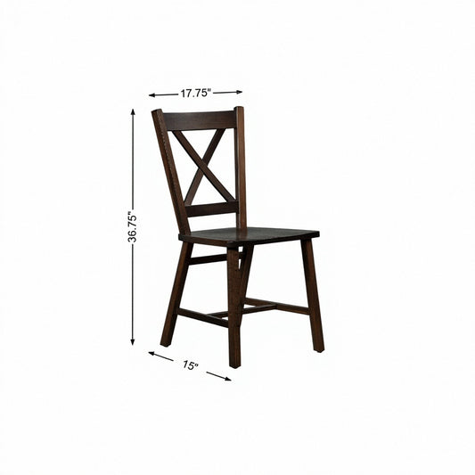 Eagle Mountain X-Back Side Chair - alternate view
