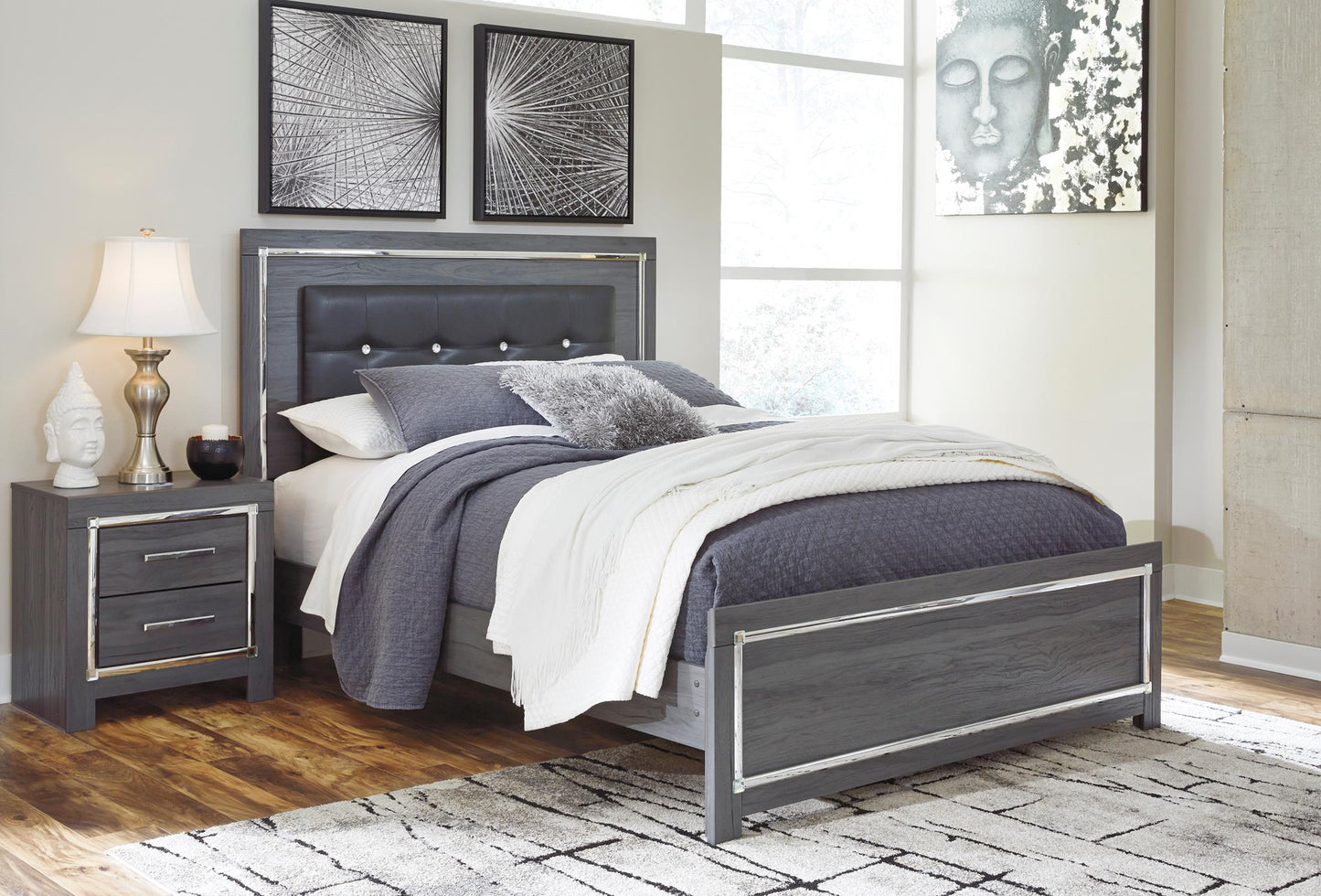 Lodanna Upholstered Panel Bed