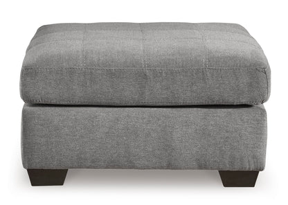 Marleton Oversized Accent Ottoman Gray