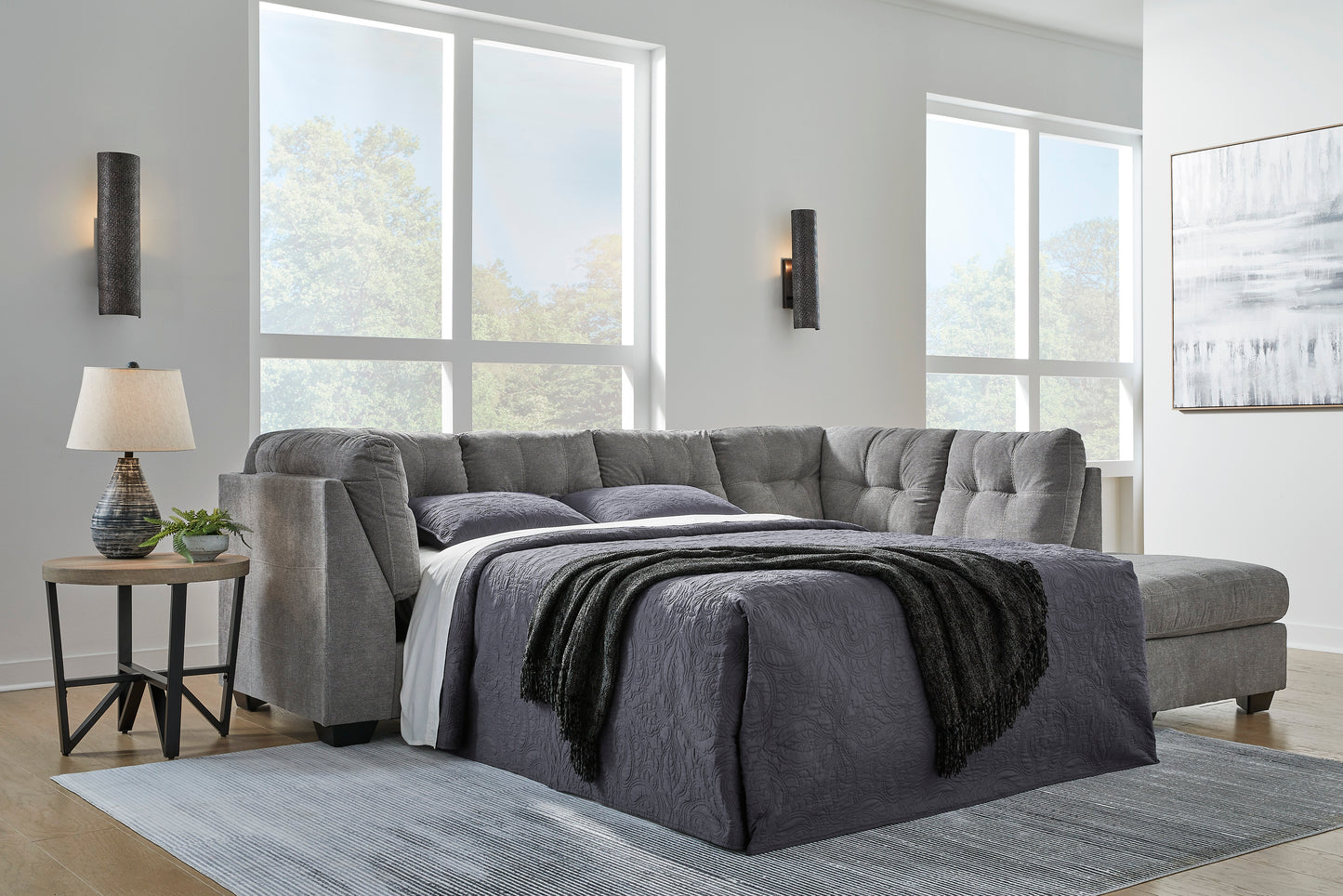 Ashley Marleton 2-Piece Sleeper Sectional with Chaise