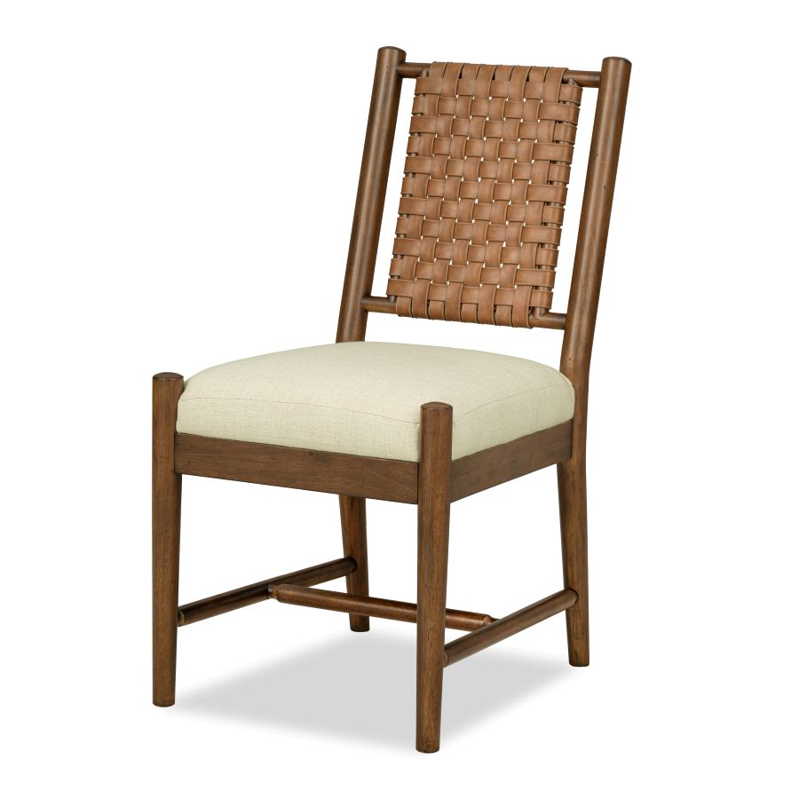 Lakehouse Woven Back Side Chair
