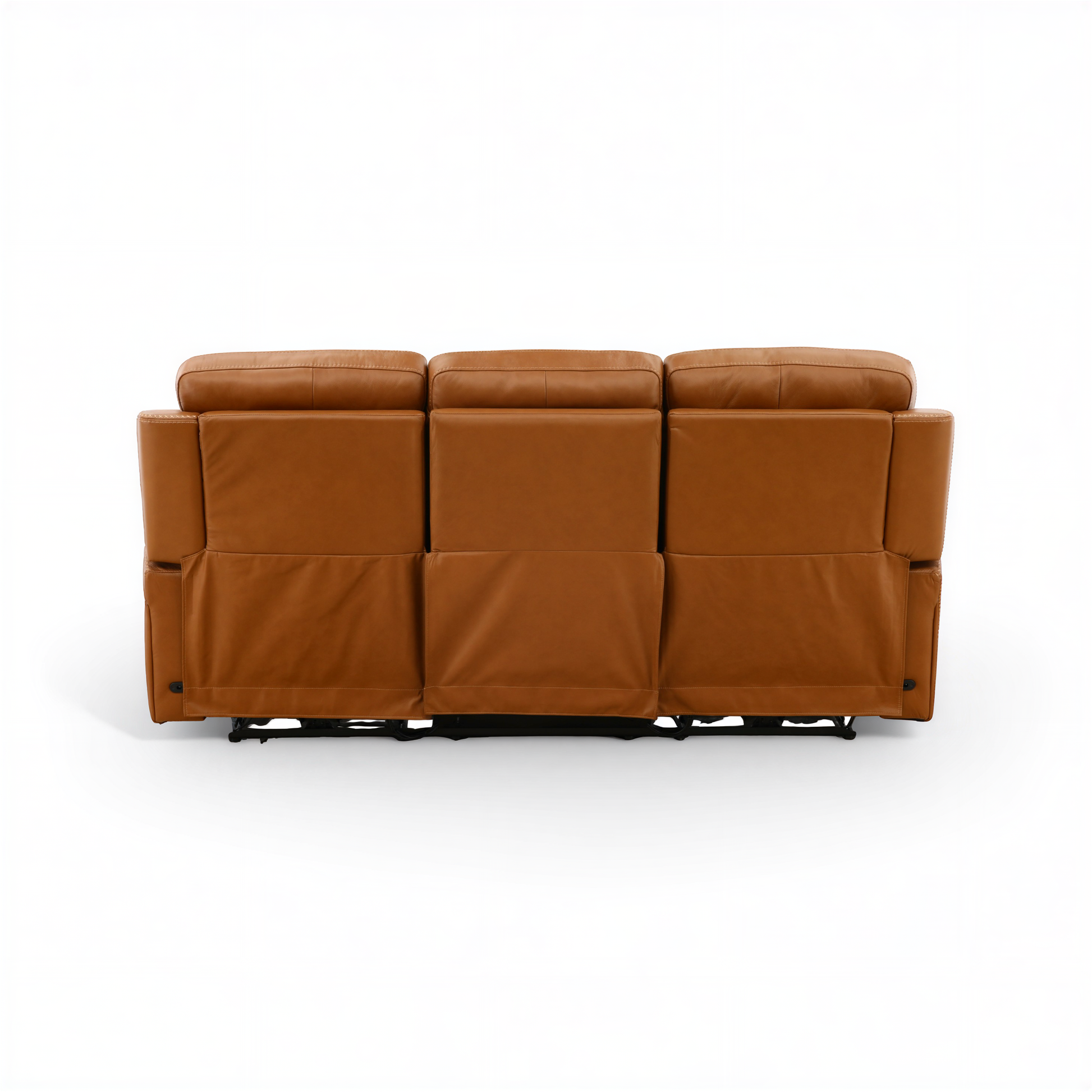 Hampton Leather Home Theater Sofa