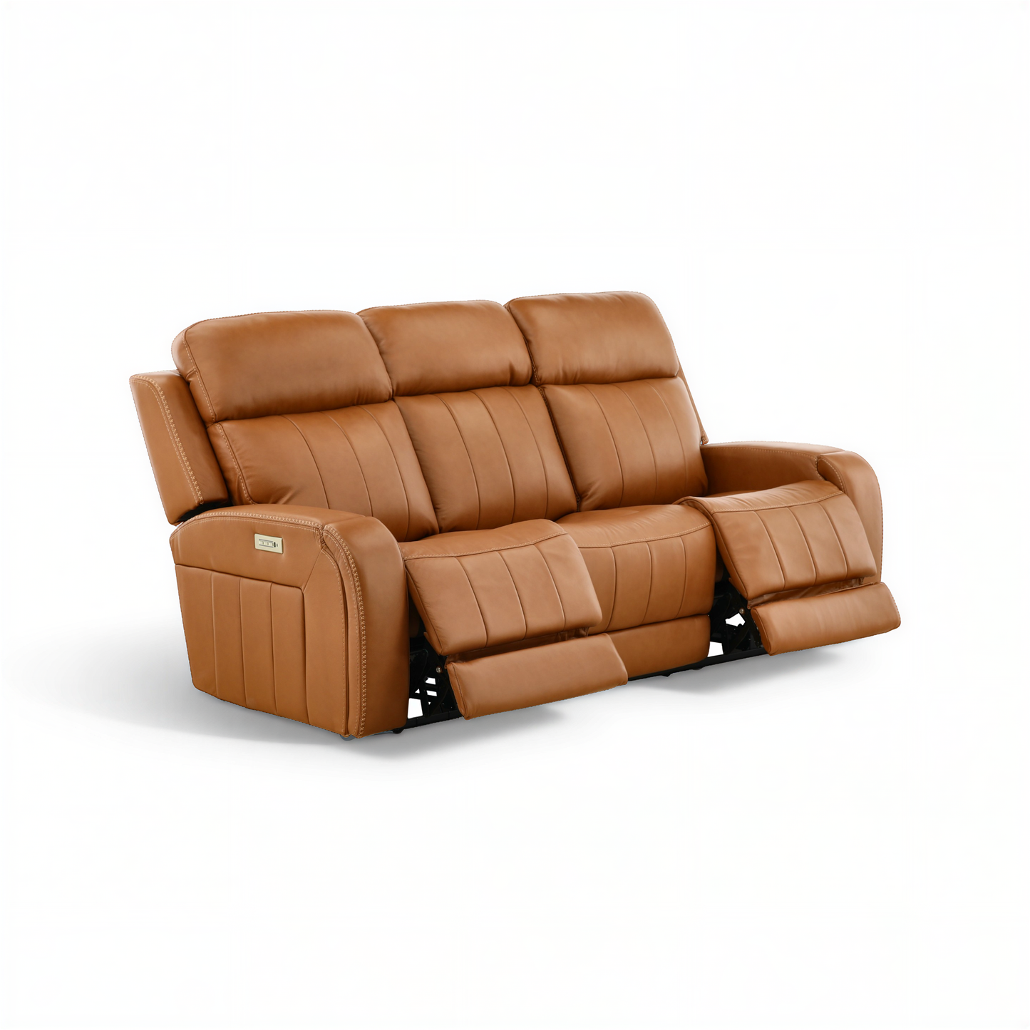 Hampton Leather Home Theater Sofa