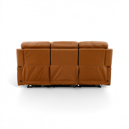 Hampton Leather Home Theater Sofa