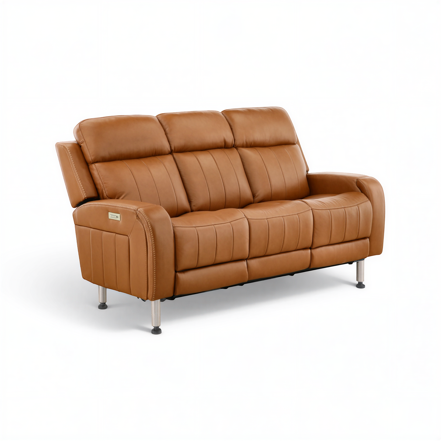 Hampton Leather Home Theater Sofa