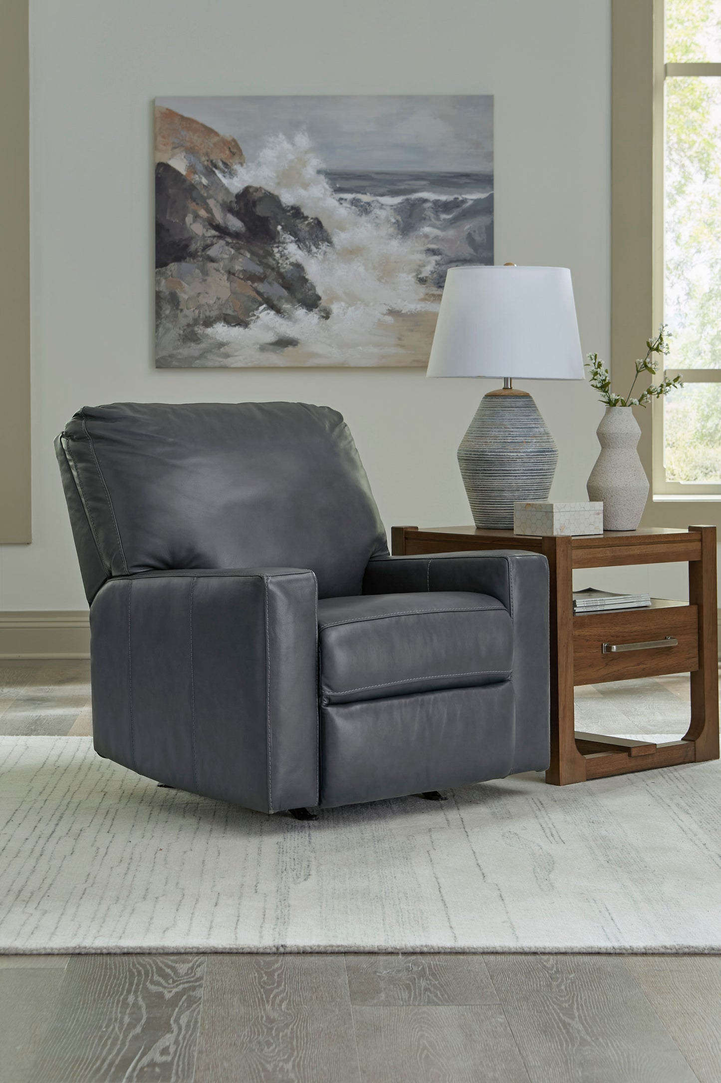 Bolsena Leather Rocker Recliner
