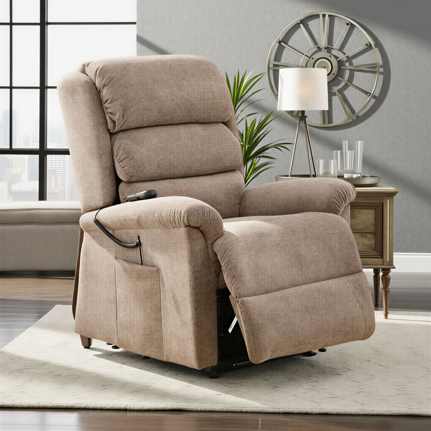 Stellar Large Comfort Power Lift Recliner