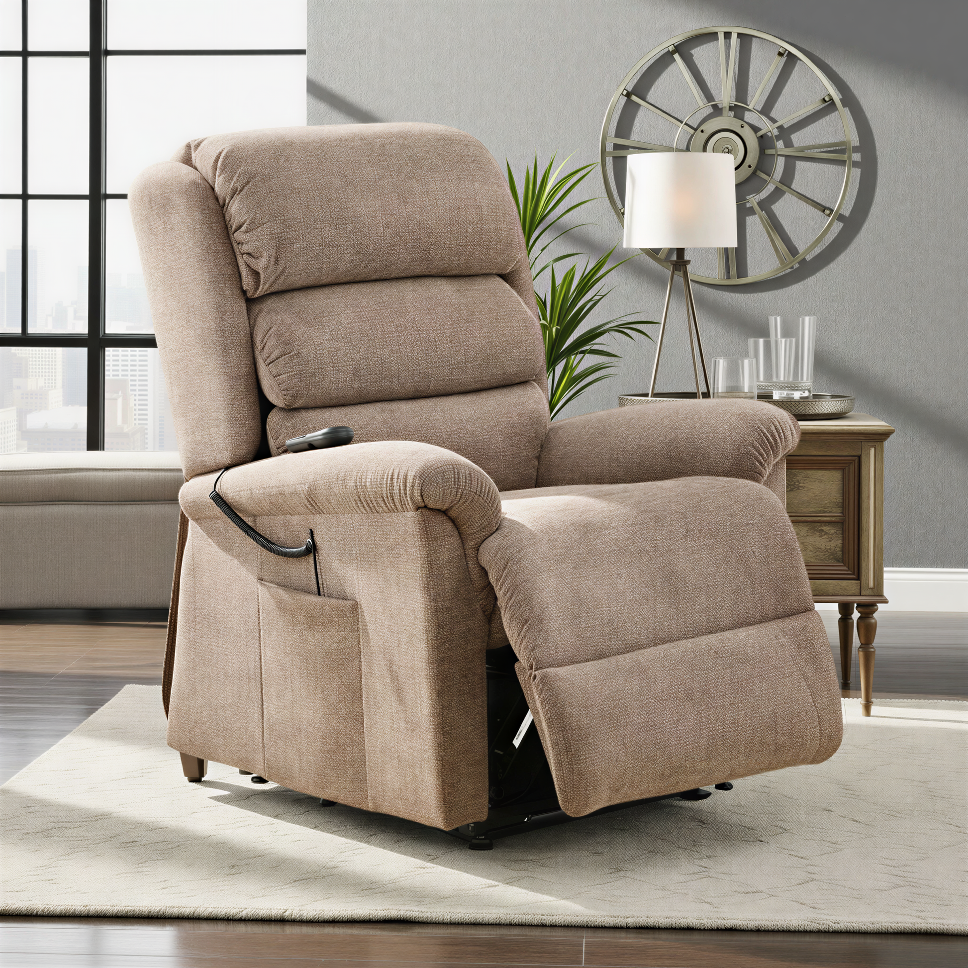 Stellar Large Comfort Power Lift Recliner