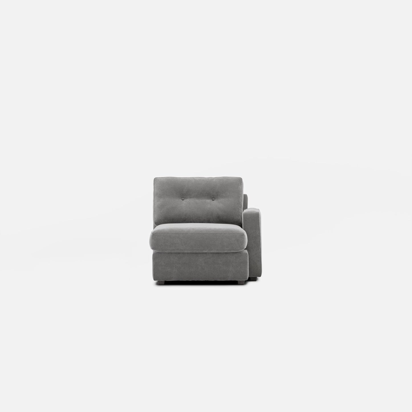 Modular One Chaise Granite Right-Facing