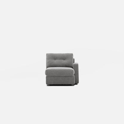 Modular One Chaise Granite Right-Facing
