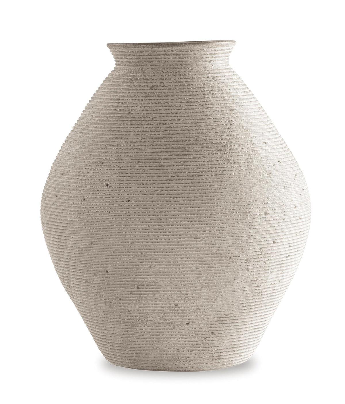 Ashley Hannela Vase 17" Tan