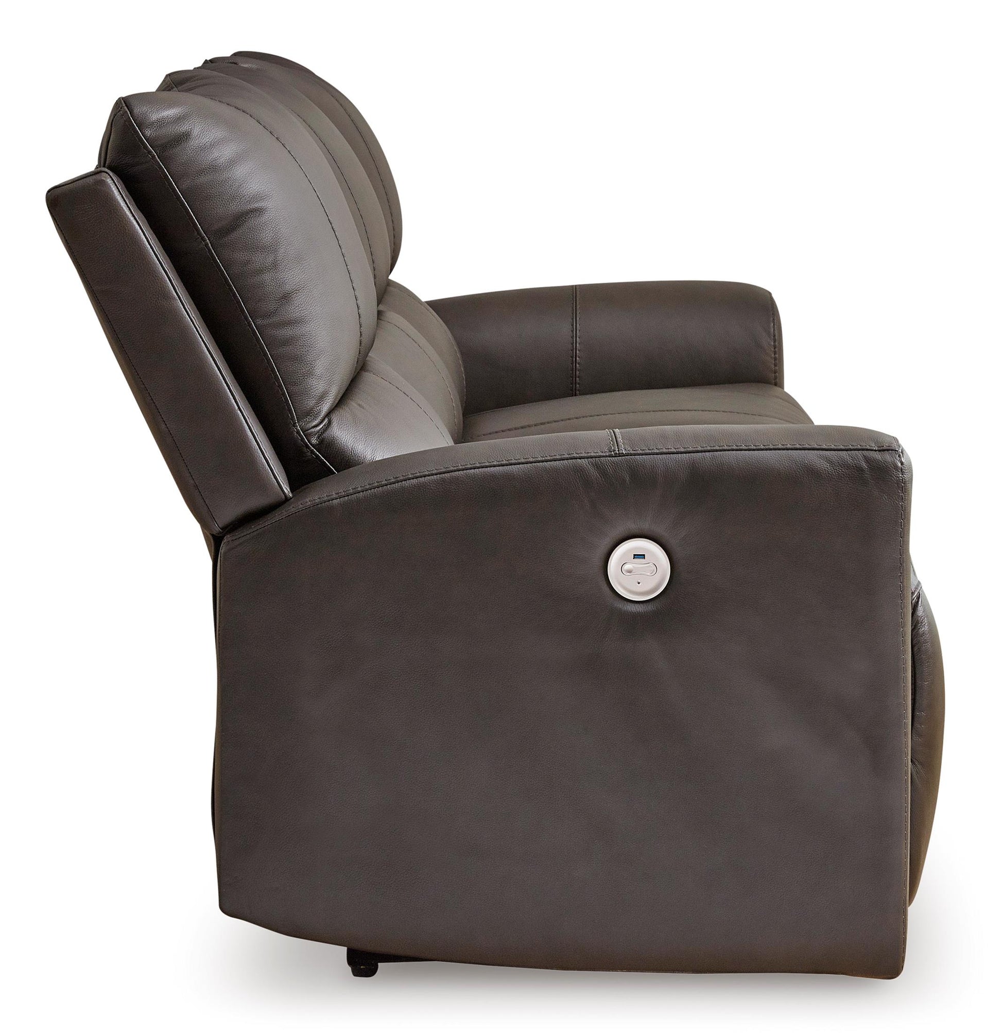 Boxmere Leather Power Reclining Sofa