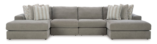 Avaliyah 4-Piece Double Chaise Sectional