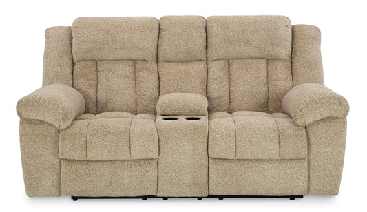 Tip-Off Power Reclining Console Loveseat