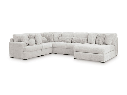 Ashley Snodoodle 6-Piece Sectional with Chaise Right-Facing