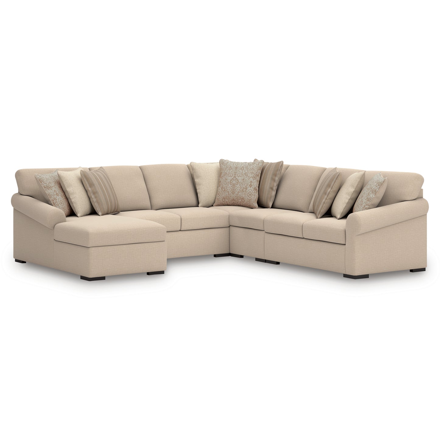LadyMae 5-Piece Sectional with Chaise Left-Facing