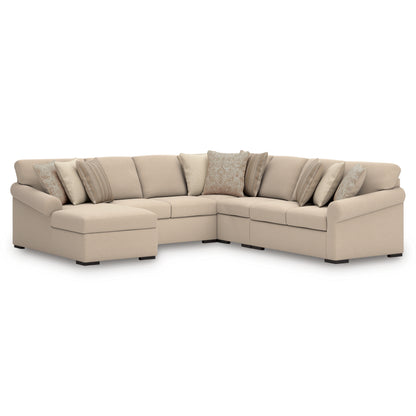LadyMae 5-Piece Sectional with Chaise Left-Facing