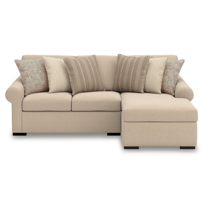 LadyMae 2-Piece Sectional with Chaise Right-Facing