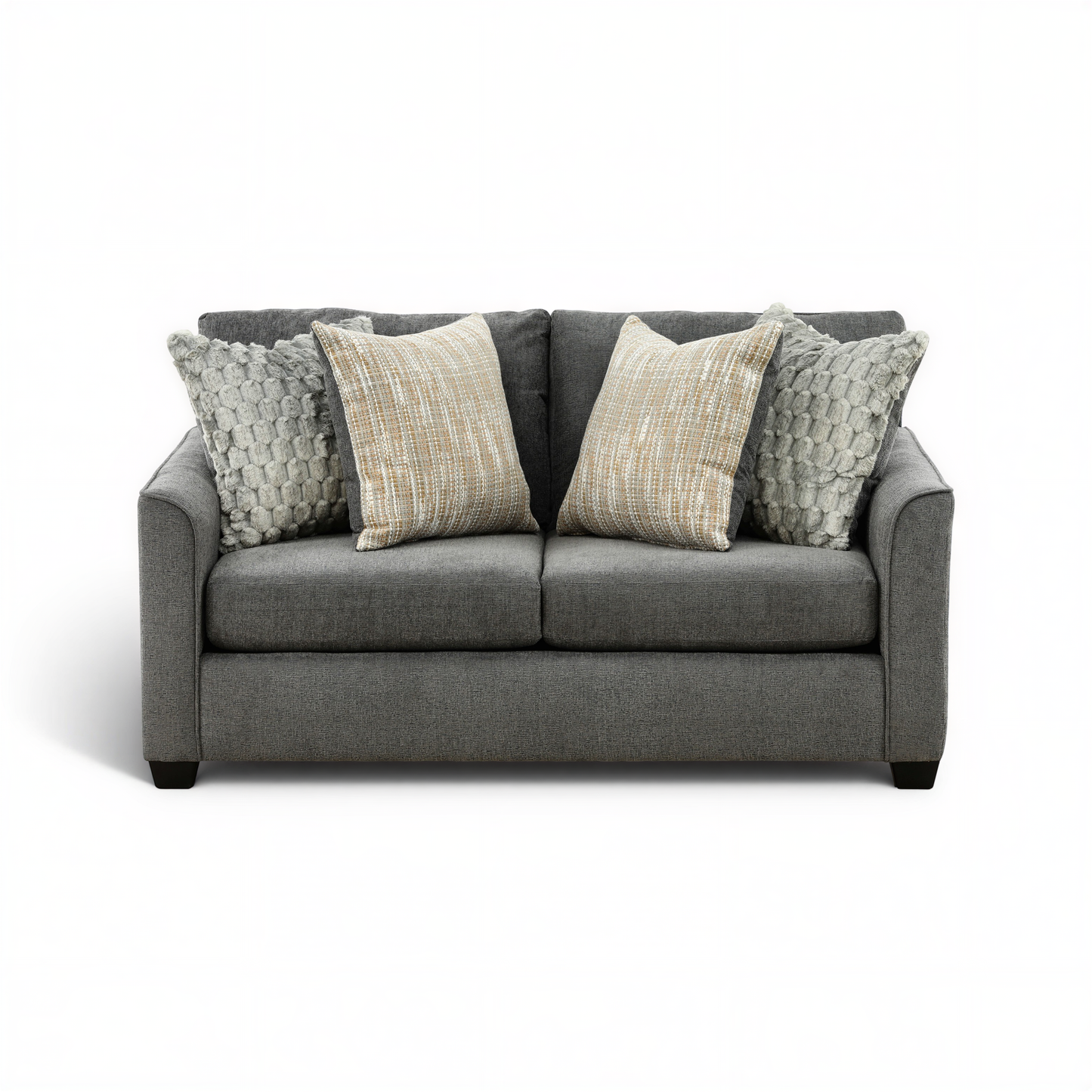 Forte Loveseat Charcoal