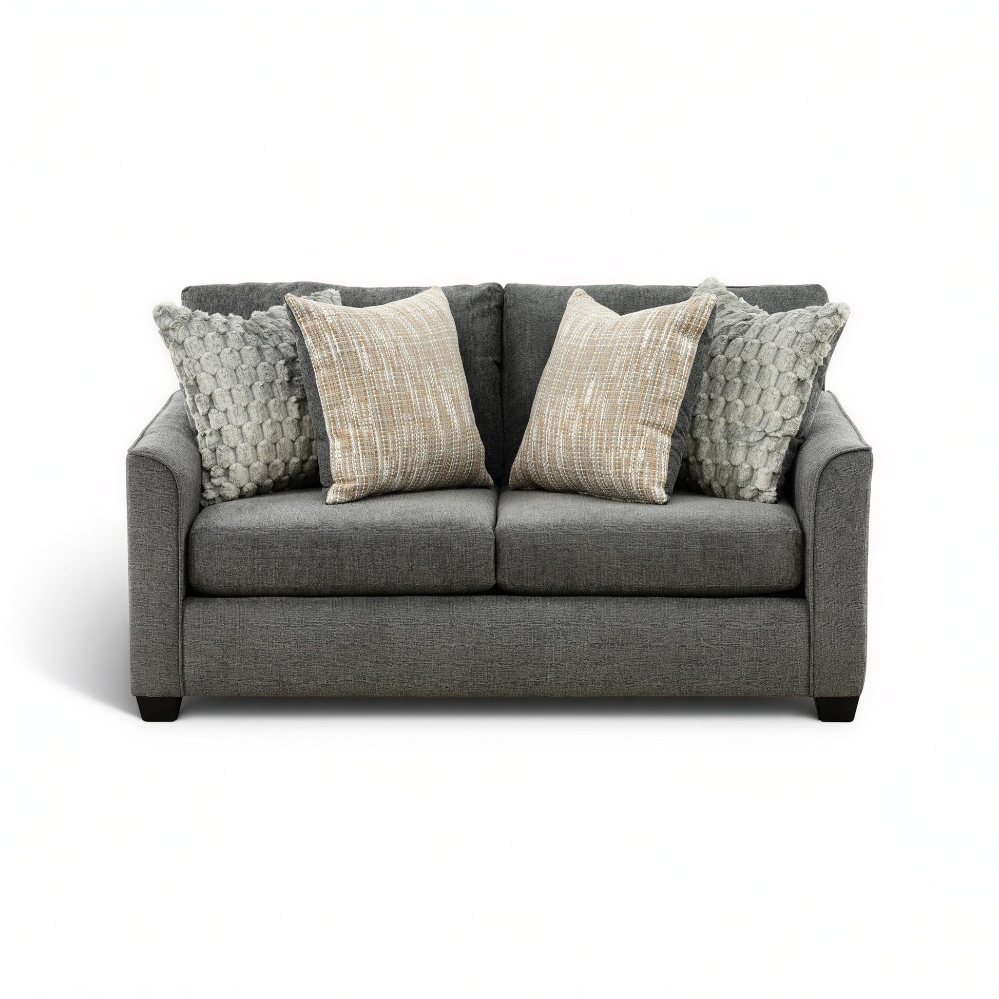 Forte Loveseat Charcoal