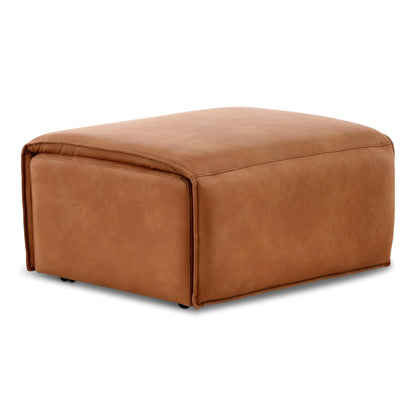 Modular Two Caster Ottoman