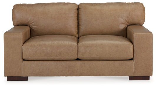 Lombardia Leather Loveseat