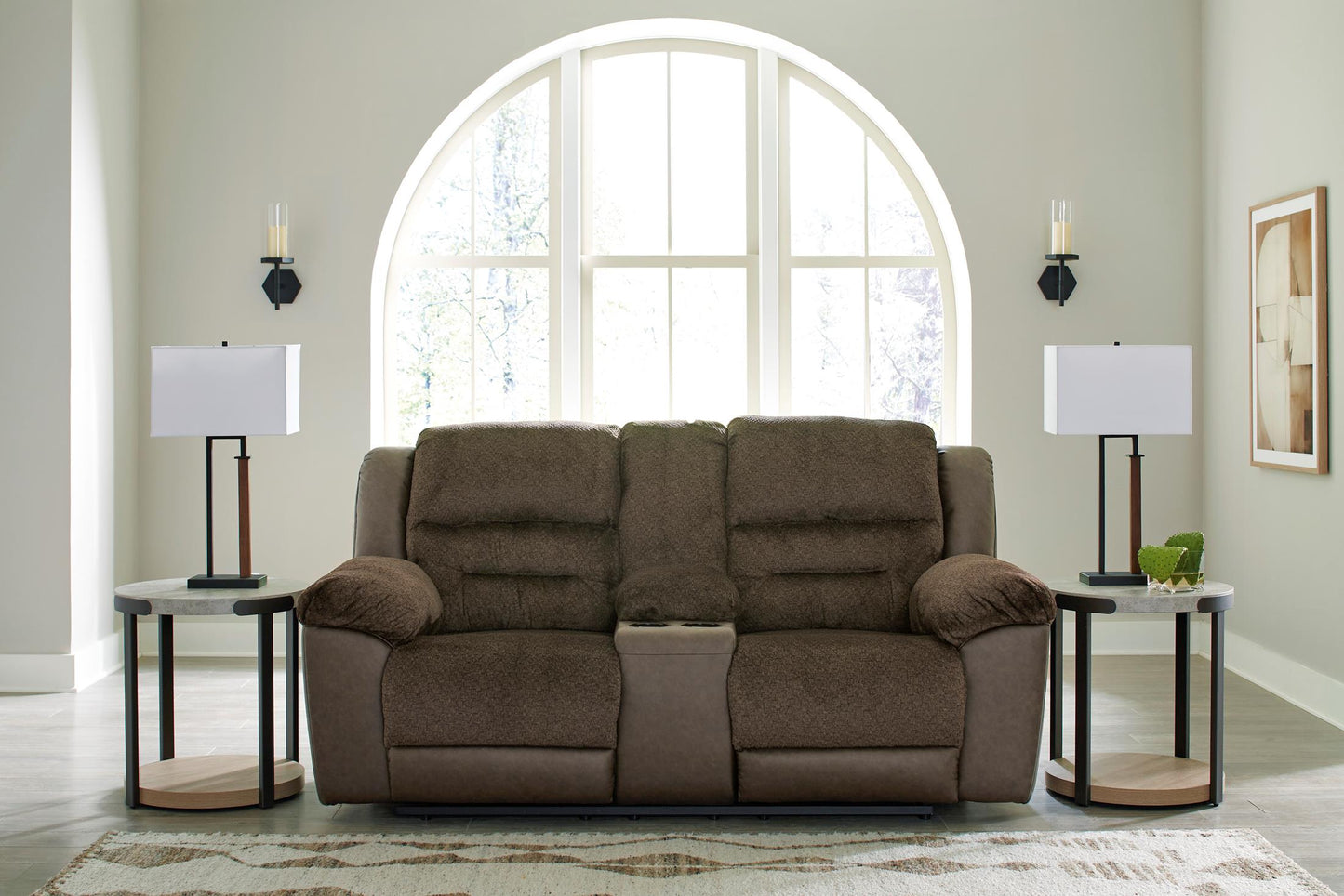 Dorman Reclining Console Loveseat