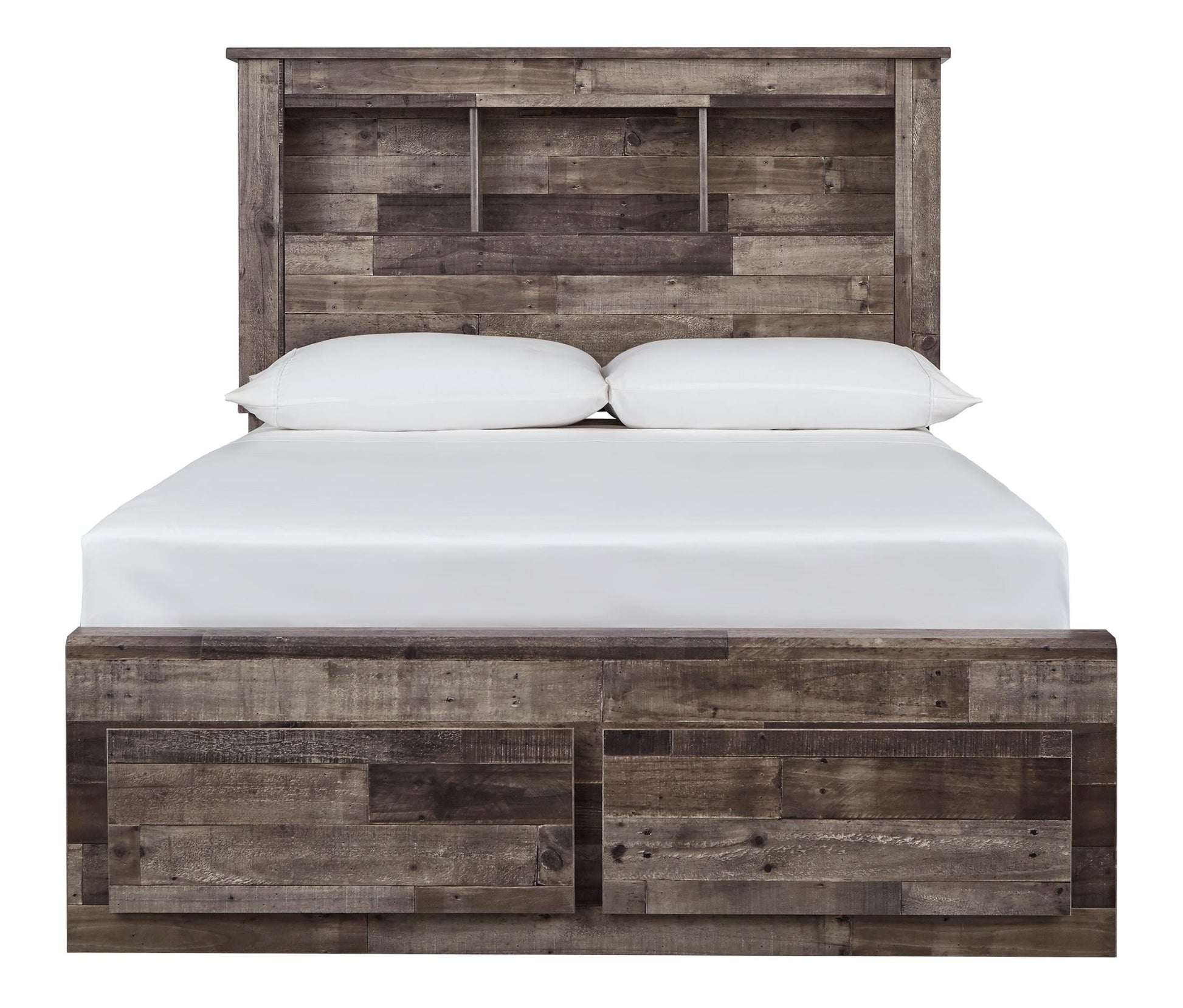 Derekson Queen Panel Bed with 6 Storage Drawers