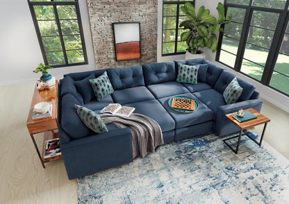 Modular One 6-Piece Sectional - Navy