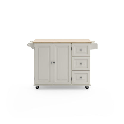 Dolly Madison 3 Drawer Kitchen Cart