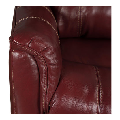 Delia Swivel Glider Leather Recliner