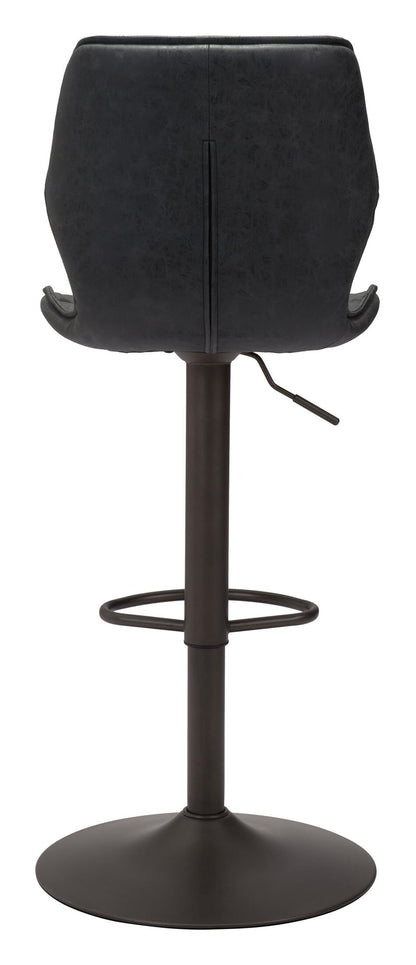 Seth Barstool Vintage Black & Dark Bronze