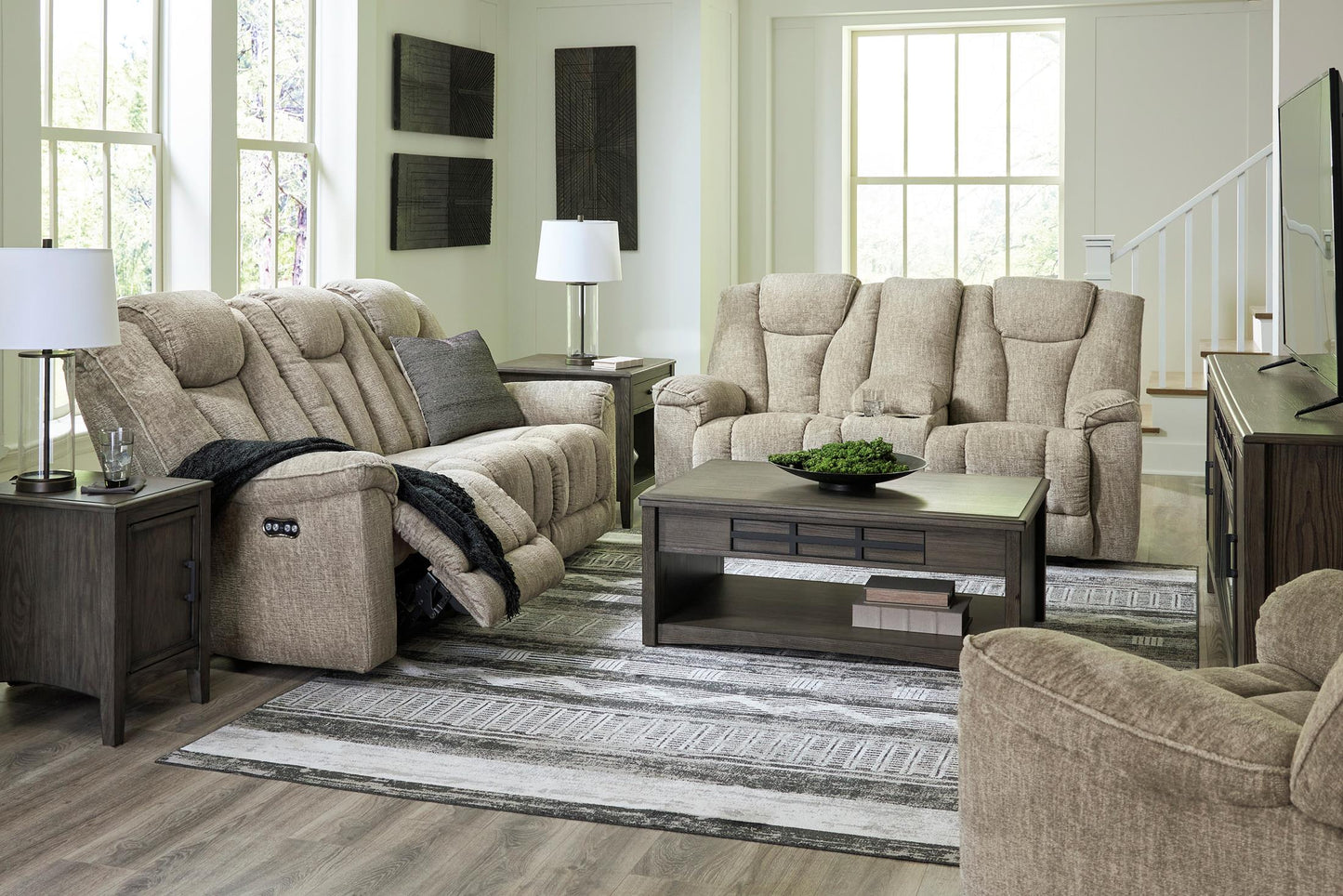 Hindmarsh Power Reclining Loveseat with Console