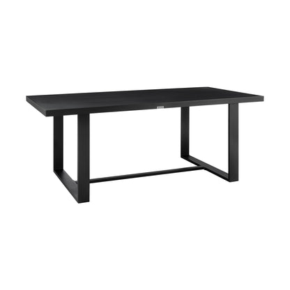 Felicia Outdoor Patio Dining Table in Aluminum