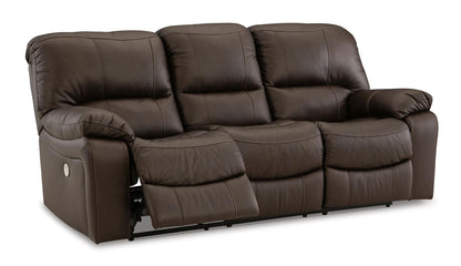 Leesworth Power Leather Reclining Sofa