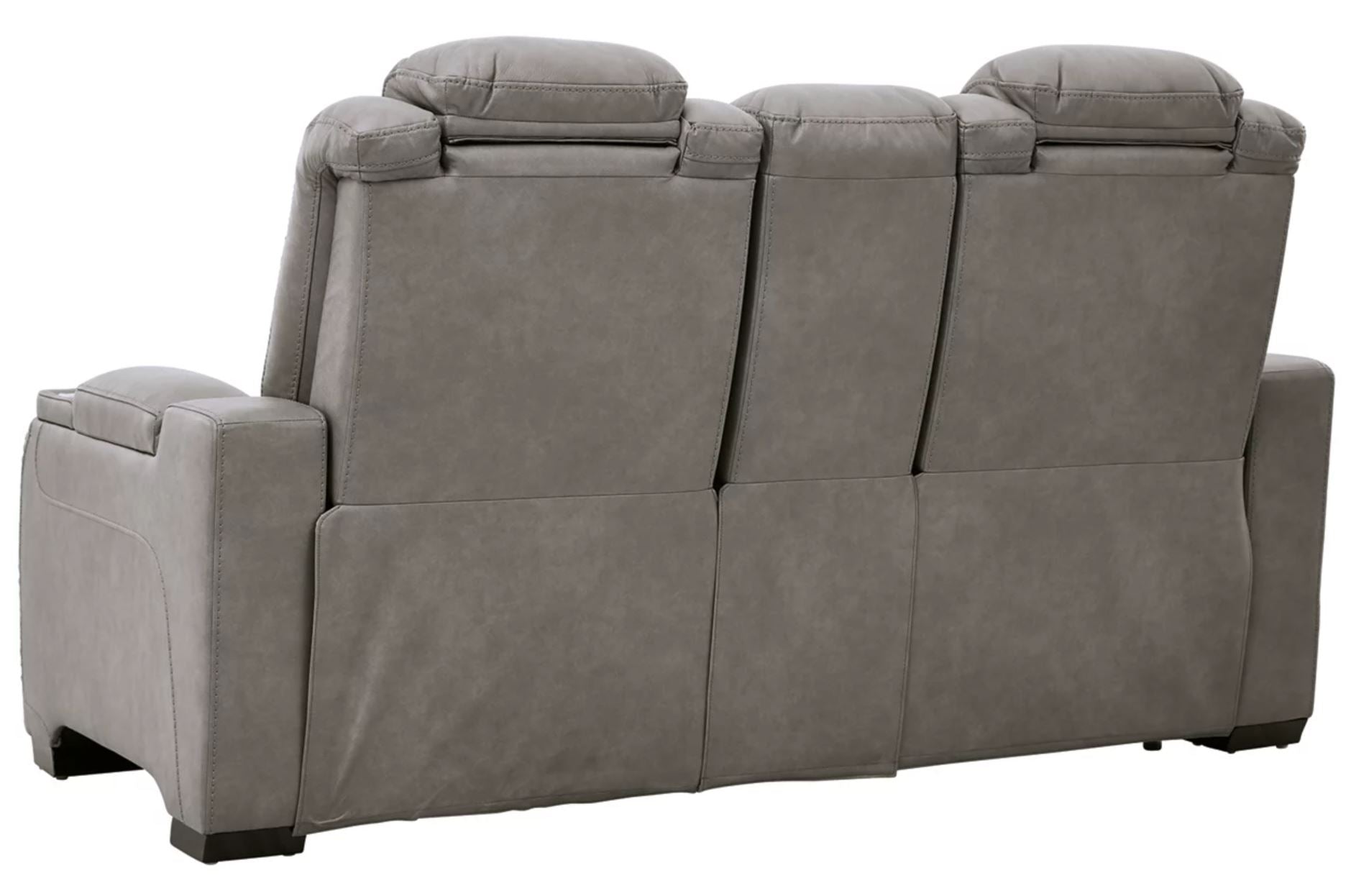 Man-Den Triple Reclining Loveseat with Console