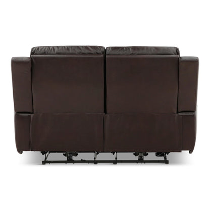 Chesapeake Leather Power Reclining Loveseat