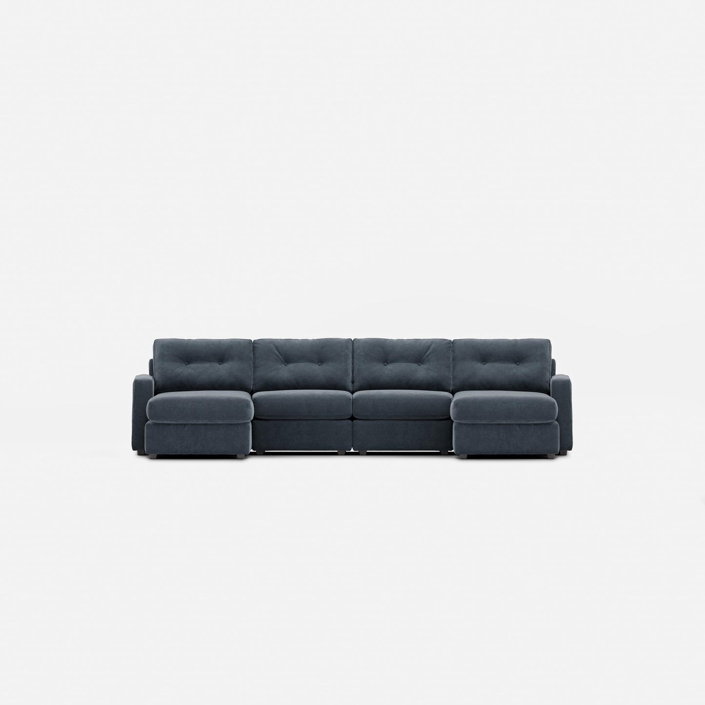 Modular One 4-Piece Sectional with Dual Chaise