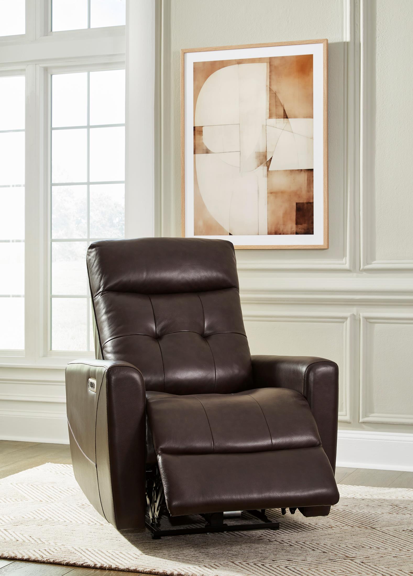 Pisgham Leather Power Recliner