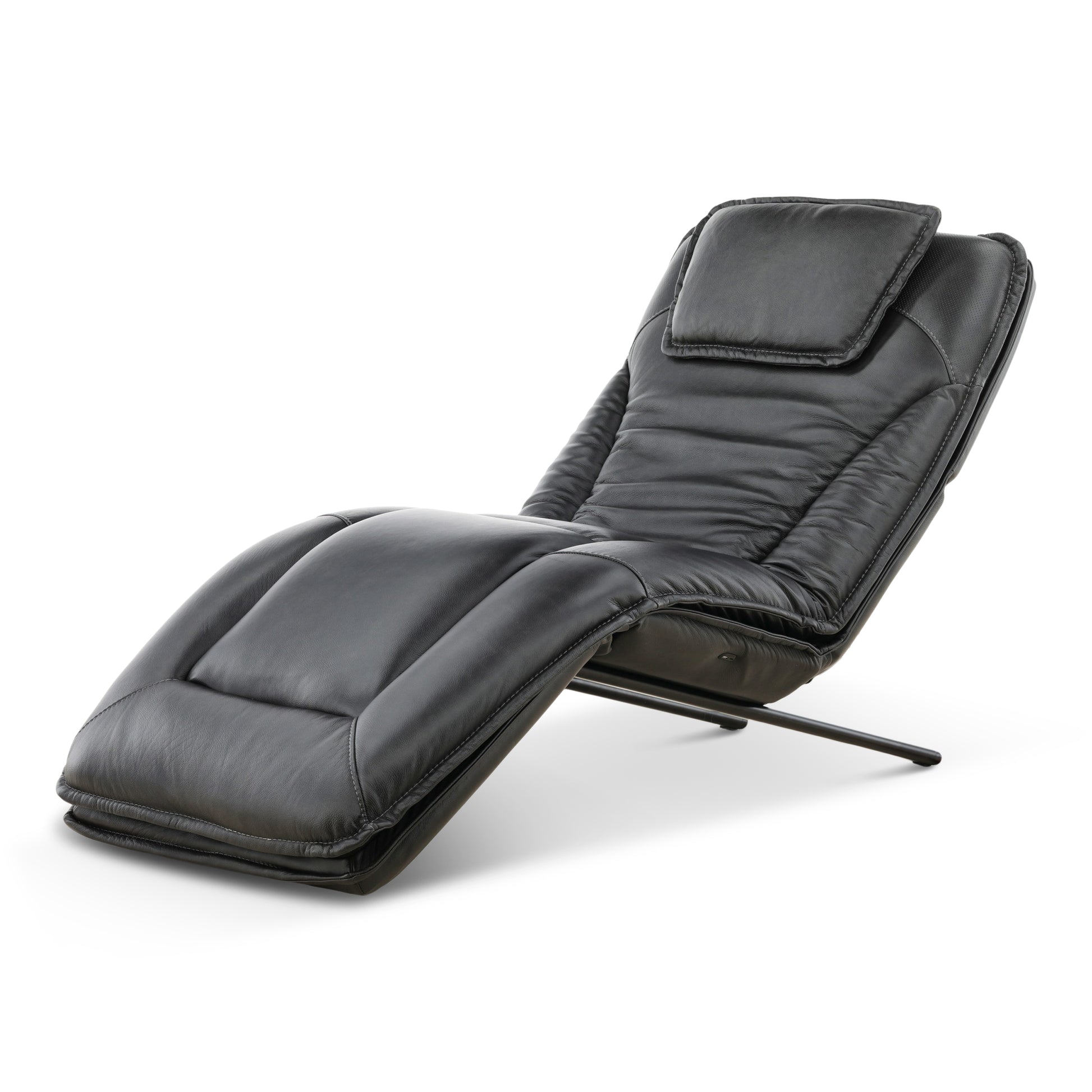 Infinity Lounger Leather Power Reclining Chaise with Audio