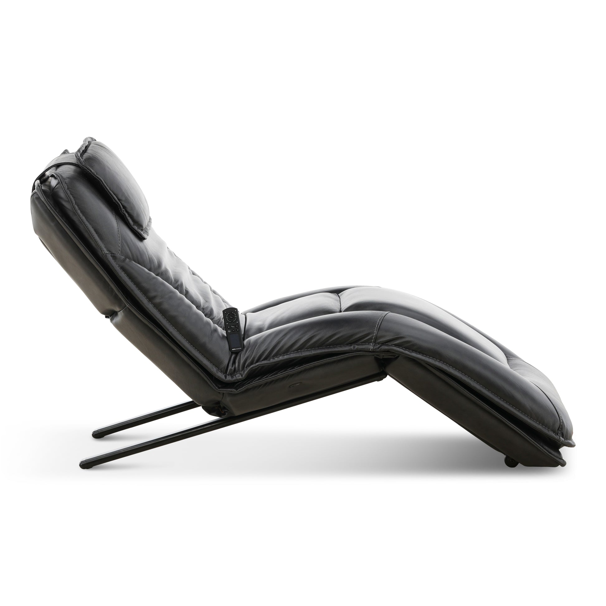 Infinity Lounger Leather Power Reclining Chaise with Audio